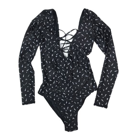 Volcom Geo thang one piece swimsuit sz XS - Picture 2 of 8